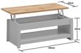Lyman Lift Up Coffee Table - Variant Available
