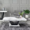 Madrid White Marble Coffee Table