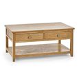 Mallory Coffee Table - 2 Drawer - Oak