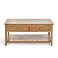 Mallory Coffee Table - 2 Drawer - Oak