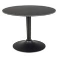 Malta Coffee Table - Round - Black Ceramic