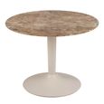 Malta Coffee Table - Round - Brown Ceramic