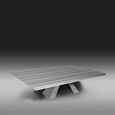 Butterfly Occasional Table - Marble with Stainless Steel Base - Variation Available
