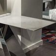 Butterfly Occasional Table - Marble with Stainless Steel Base - Variation Available