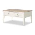 Marlow Coffee Table - 2 Drawer - White