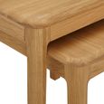 Modena Nest of 3 Coffee Tables - Oak