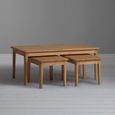 Modena Nest of 3 Coffee Tables - Oak