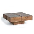 Monza Natural Acacia Wood - Square Coffee Table
