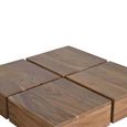 Monza Natural Acacia Wood - Square Coffee Table