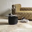 Erie Black Marble Large Round Coffee Table