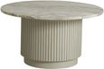 Erie Ivory Marble Round Coffee Table