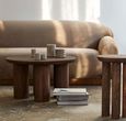 Helin Dark Brown Round Coffee Table