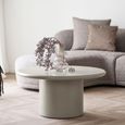 Nagano Coffee Table - Round - Concrete
