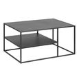 Newton Coffee Table - Black Metal