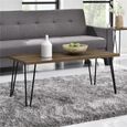 Obion Retro Coffee Table in Walnut - 5067396COMUK