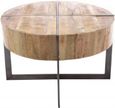 Old Empire Mango Wood Round Coffee Table