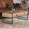 Ooki Reclaimed Wood Coffee Table - 4 Drawer