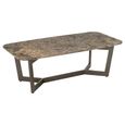 Oscar Coffee Table - Marble with Metal Base - Variation Available