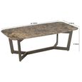 Oscar Coffee Table - Marble with Metal Base - Variation Available