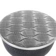 Palermo Grey Metal - Round Large Storage Coffee Table
