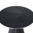 Palermo Grey Metal - Round Small Coffee Table