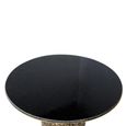 Pembroke Coffee Table - Black Marble - Round