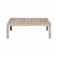Porthallow Outdoor Square Coffee Table Natural Acacia Wood