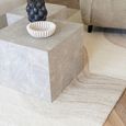 Prague Coffee Table - Set of 2 - Beige Marble Effect