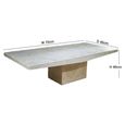 Roma Occasional Table - Boat Edge - Marble - Variation Available