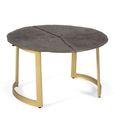 Rome Coffee Table - Bronze Metal - Round