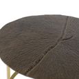 Rome Coffee Table - Bronze Metal - Round