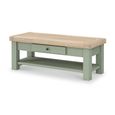 Salcombe Coffee Table - 1 Drawer - Sage Oak