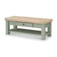 Salcombe Coffee Table - 1 Drawer - Sage Oak