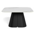 Salinas Coffee Table - Square - White Ceramic