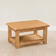 Salisbury Premium Large Coffee Table - with Shelf - Oak