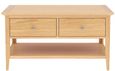 Selene Oak 2 Drawer Coffee Table