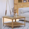 Selene Oak Square Coffee Table