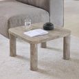 Solano Coffee Table - Square - Grey Marble Effect