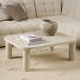 Solano Coffee Table - Travertine Effect