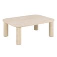 Solano Coffee Table - Travertine Effect