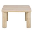 Solano Coffee Table - Square - Travertine Effect