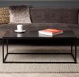 Solenn Coffee Table - Matte Black