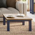 Splash Blue Square Coffee Table - 70cm