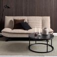 Spiro Coffee Table - Round - Black Marble Effect