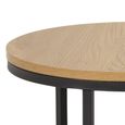 Spiro Coffee Table - Round - Oak - Set of 2