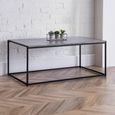 Staten Coffee Table - 110cm - Concrete