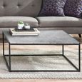 Staten Coffee Table - 90cm - Square - Concrete
