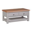 Diamond Painted Coffee Table - 2 Drawer