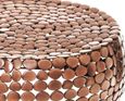 Templar Coffee Table - Round - Copper Pebble