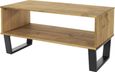 Texas Industrial Style Oak Effect Open Coffee Table